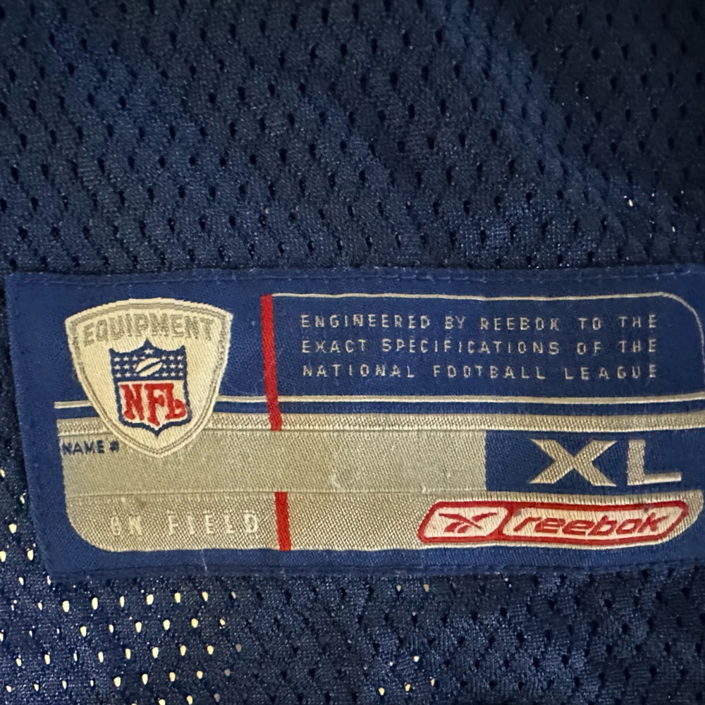 Reebok Men New York Giants Eli Manning Jersey Sz XL - Picture 8 of 8